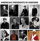 Pictures of Presidents With Military Service
