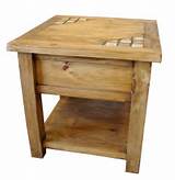 Pine Wood End Tables