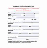 Emergency Information Form Images