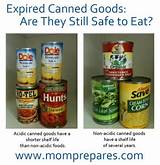 Canned Goods Shelf Photos