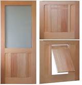 Pictures of Sliding Screen Door With Dog Door Built In