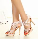 Photos of Light Pink Strappy Heels