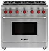 Pictures of Wolf 36 6 Burner Gas Range