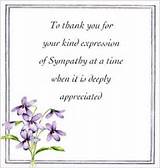 Thank You Card For Flowers Sent To Funeral Pictures