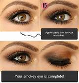 Photos of Brown Smokey Eye Makeup Tutorial