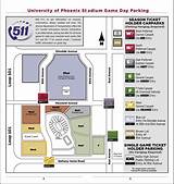 University Of Phoenix Stadium Parking Map Photos