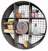Round Wall Shelf Unit Pictures