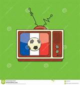 Soccer On Television Images