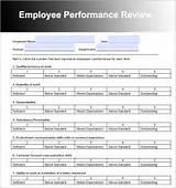 Employee Review Excel Template Photos