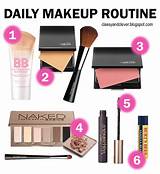 Easy Daily Makeup Routine Images