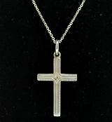 Pictures of White Gold Chain With Cross