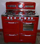 Pictures of Red Kitchen Stove