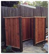 How To Build A Fence To Hide Garbage Cans Photos
