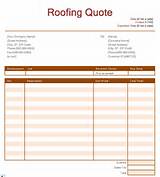 Images of Roofing Estimates Samples