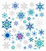 Photos of Snowflake Glitter Stickers