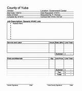 Images of Hvac Service Order Invoice Template