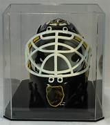 Mini Goalie Mask Display Case Images