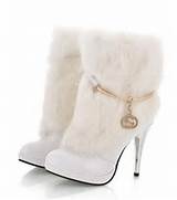 High Heel Shoes With Fur Images
