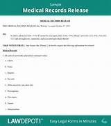 Photos of Sample Letter Requesting Medical Records