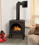Free Standing Gas Fireplace