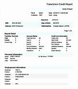 Images of Fake Credit Report Template Pdf