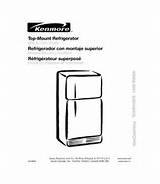Pictures of Kenmore Top Mount Refrigerator Model 106