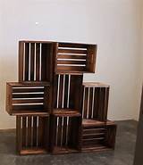 Photos of Wooden Crates Shelves