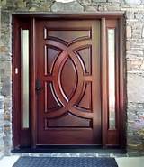 Pictures of Cherry Wood Entry Doors
