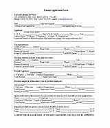 Pictures of Rental Credit Application Form