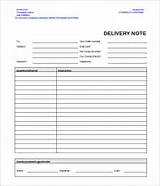 Delivery Order And Delivery Note Photos