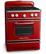 Pictures of Red Electric Stove