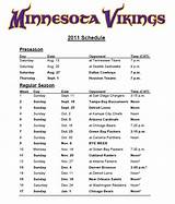 Vikings Practice Schedule