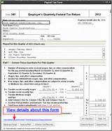 Images of Federal Payroll Tax Forms