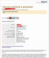 Pictures of Paypal Fake Payment