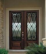 Pictures of Wrought Iron Double Entry Doors