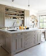 Photos of Grey Stained Wood Kitchen Cabinets