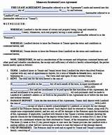 Residential Lease Agreement Minnesota Images
