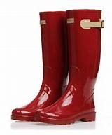 Red Rain Boots Amazon