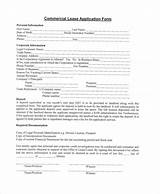 Photos of Free Commercial Lease Application Form