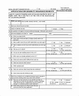 Social Security Application For Disability