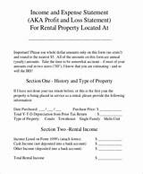 Sample Hotel Profit And Loss Statement Images