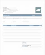 Trucking Company Invoice Template Images