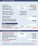 Images of Mortgage Payment Calculator Usda
