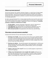 Images of What To Write In A Personal Statement For Medical School