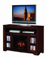 Pictures of Cherry Electric Fireplace Entertainment Center