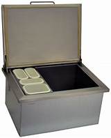 Drop In Stainless Steel Ice Chest Photos