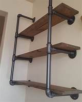 Pictures of Shelving Made From Pipes