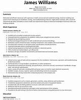 Pictures of Commercial Electrician Resume