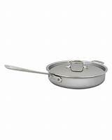 All-clad Stainless 3-quart Saute Pan With Lid Images