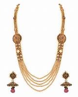 Gold Plated Long Necklace Pictures